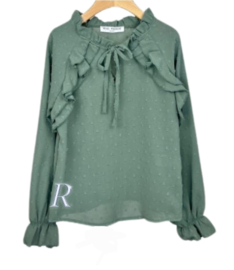 Classy blouse groen