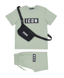 Icon set met tasje Steve green