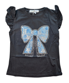 Shirt bow black