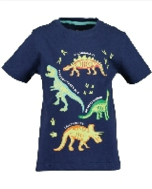 Blue seven shirt dino