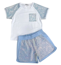 Shimmer set blue