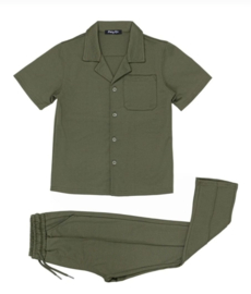 Boys set blouse pantalon army
