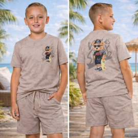 Skater Bear Set taupe