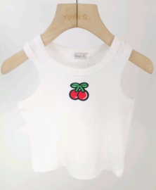 Tanktop cherry wit