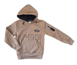 Hoody icon camel