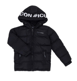 Kids icon winterjas black