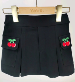 Skort cherry zwart