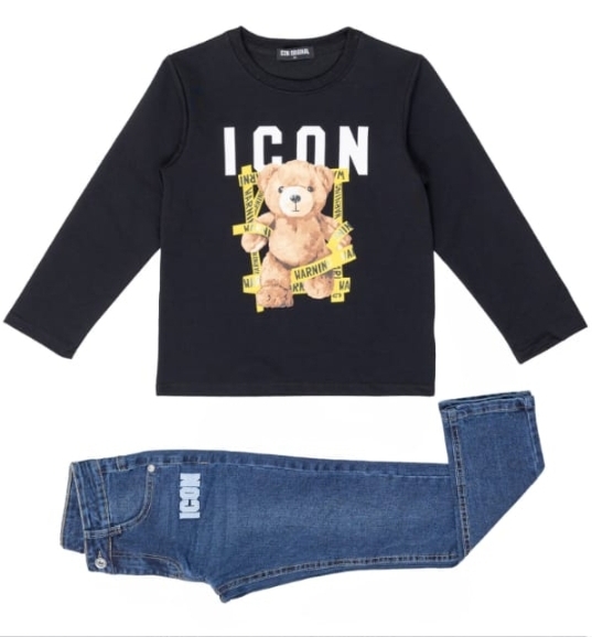 Set icon original bear black