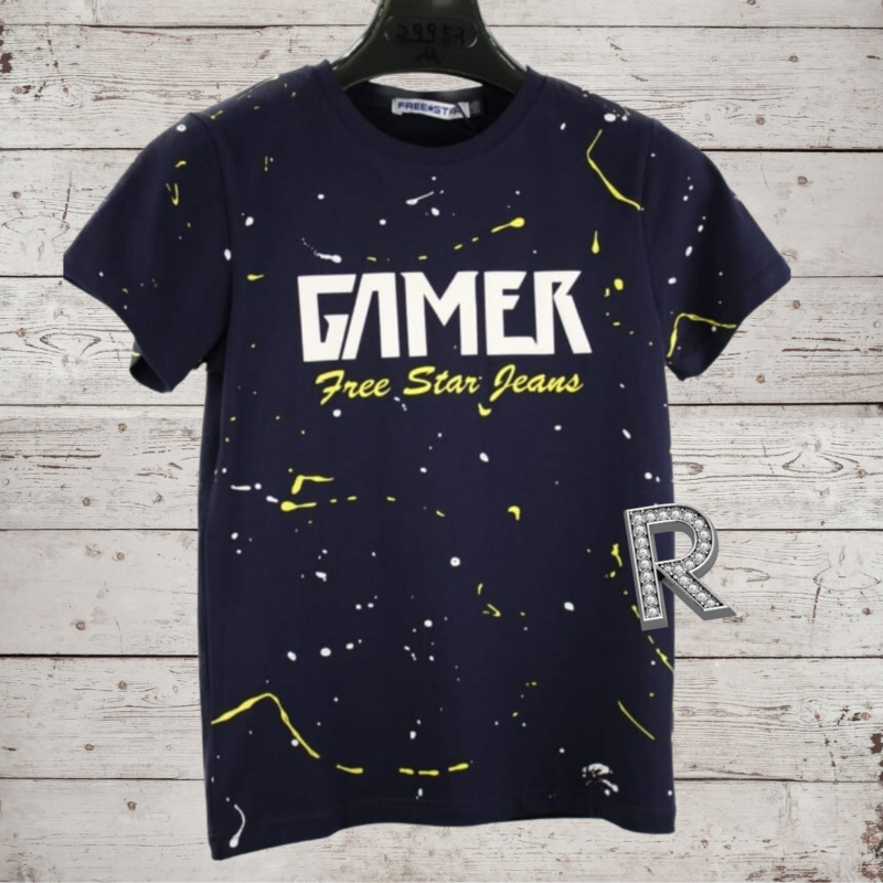 Shirt gamer dark blue