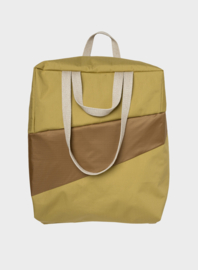 SUSAN BIJL_The New Tote Bag Moss & Camel Large