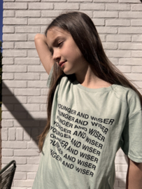 +YOUNG DOUBLE _ YD T-Shirt Kid's Younger + Wiser