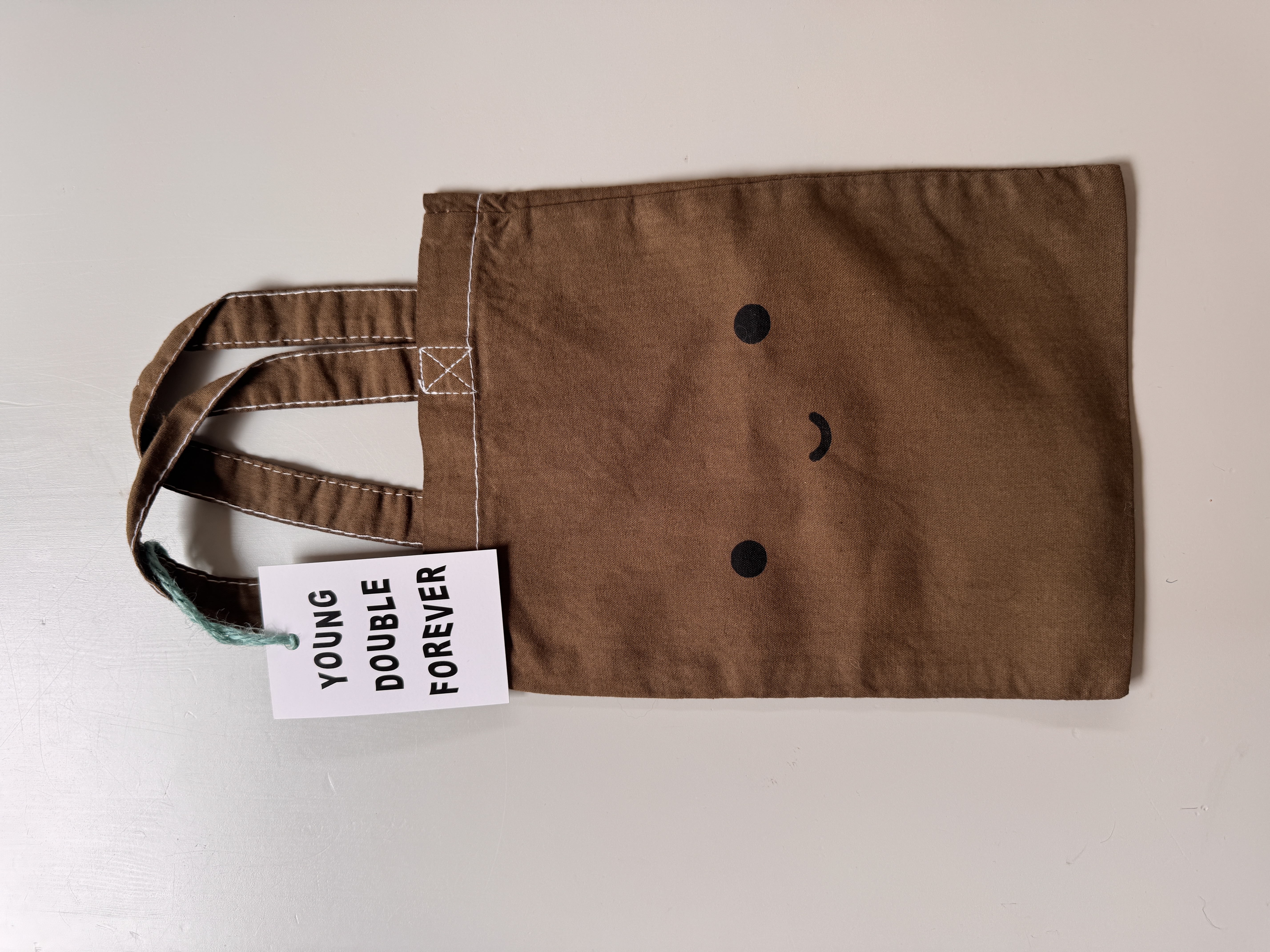 YOUNG DOUBLE _ YD happy bag brown