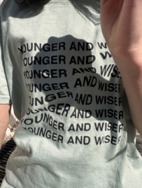 +YOUNG DOUBLE _ YD T-Shirt Kid's Younger + Wiser