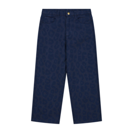 +DAILY BRAT_SNAZZY LEOPARD PANTS LAGOON