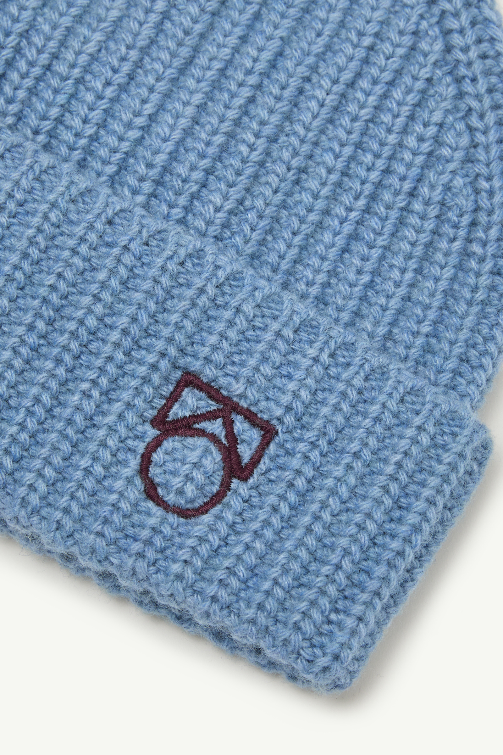 MAIN STORY_Beanie_Blue Rib Knit