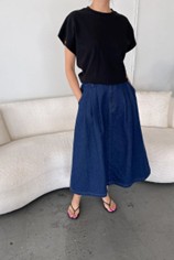 LE BON SHOPPE_Farm Girl Skirt - Raw Denim
