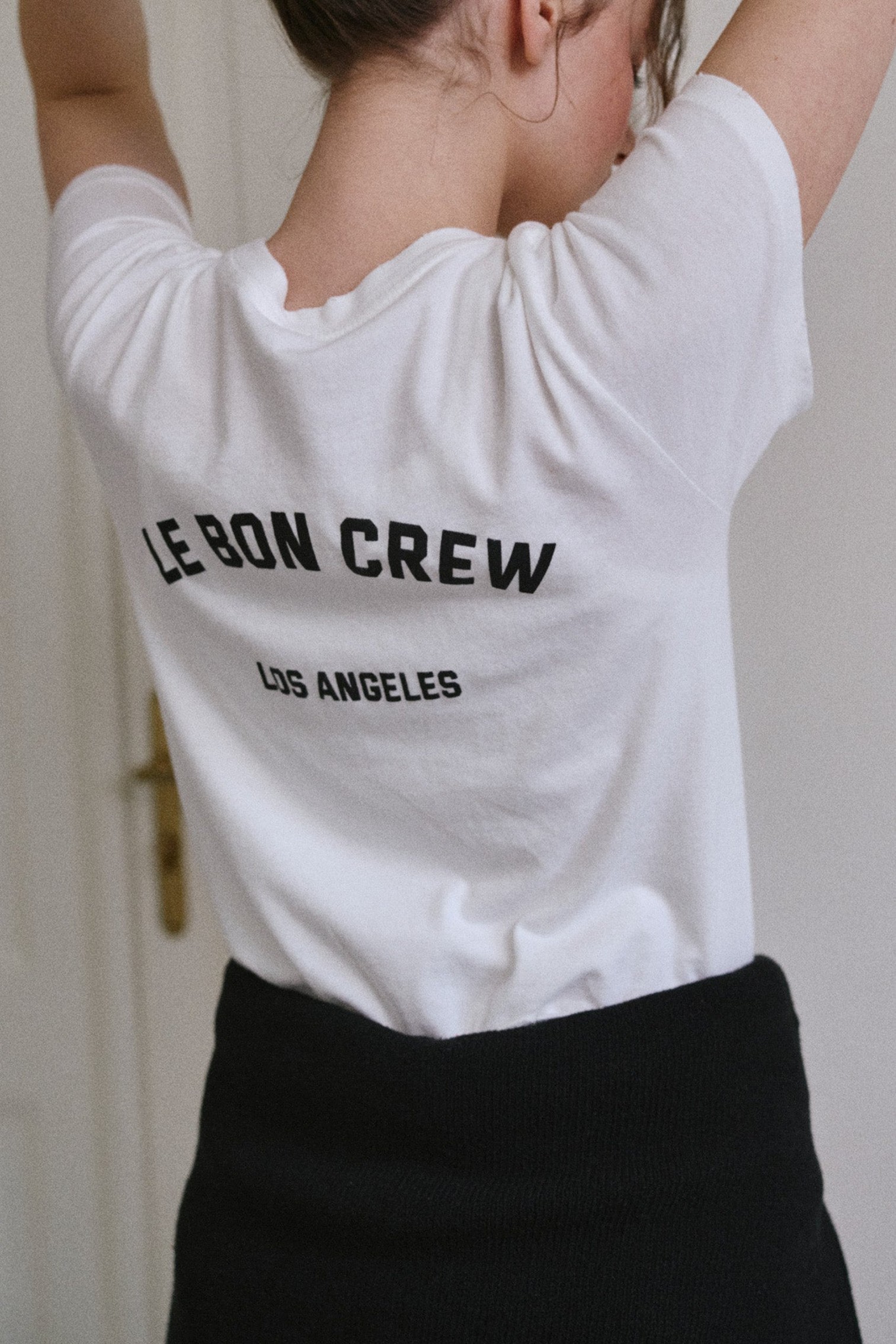 LE BON SHOPPE_Darling Tee - Le bon Crew (Vintage White)