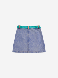 BOBO CHOSES_Color block denim skirt