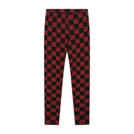 DAILY BRAT_Cheery checked pants brown