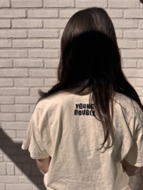 +YOUNG DOUBLE _ YD T-Shirt ADULTs peace maker