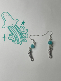 ANAGEMS_ Bubbly The Seahorse earrings