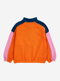 +BOBO CHOSES_BC Color Block zipped sweatshirt