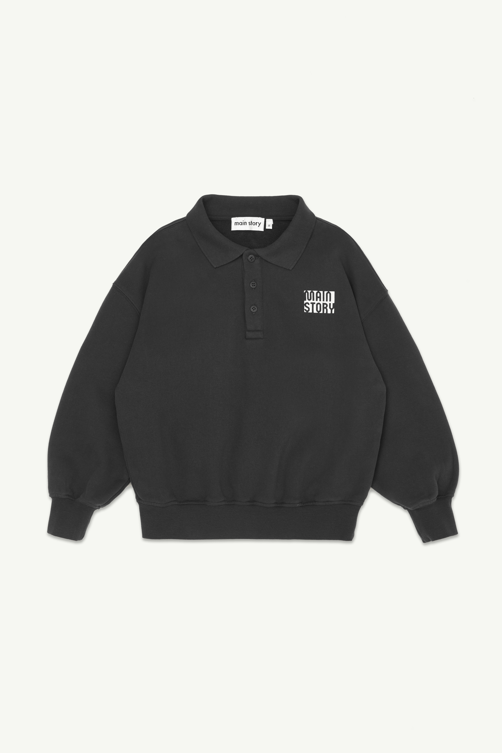 MAIN STORY_Polo Sweatshirt - Phantom Fleece