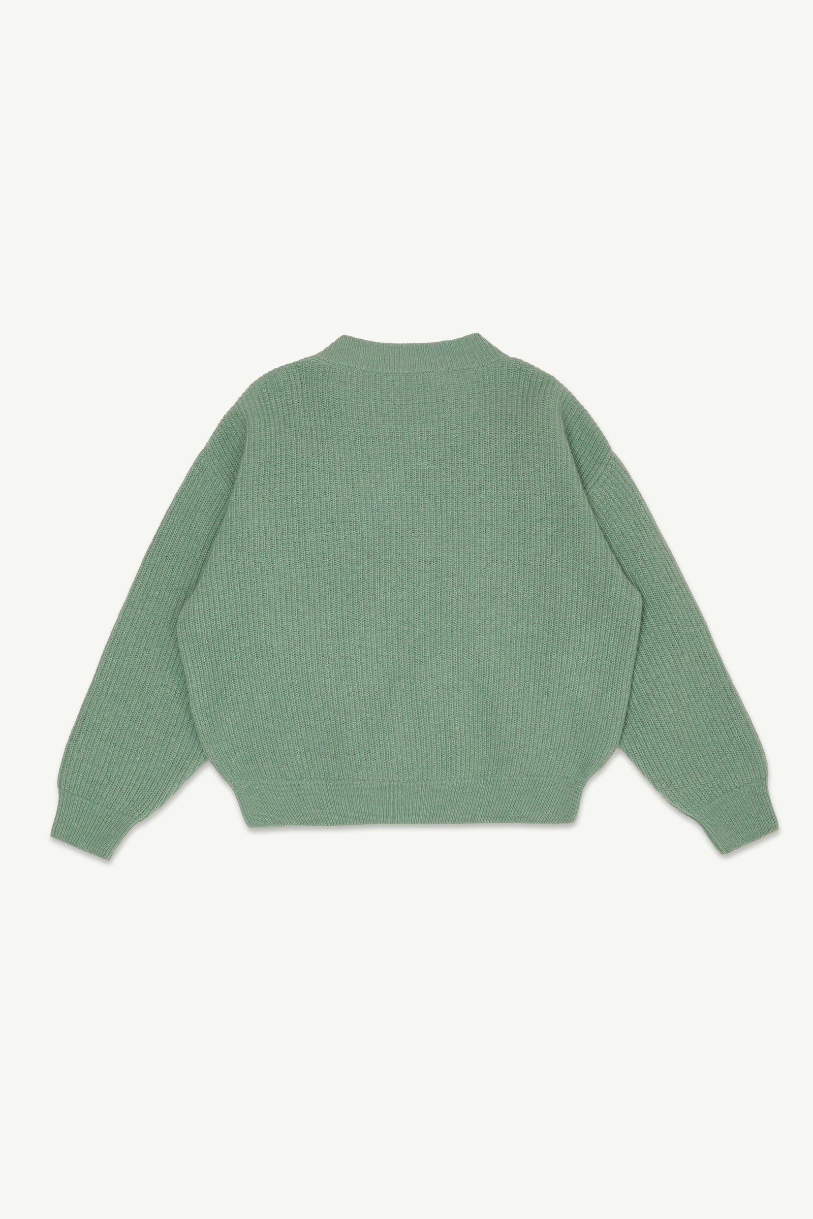 MAIN STORY_Rib Sweater - Sea knit