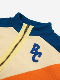 +BOBO CHOSES_BC Color Block zipped sweatshirt