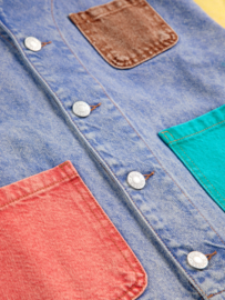 BOBO CHOSES_Color block denim jacket