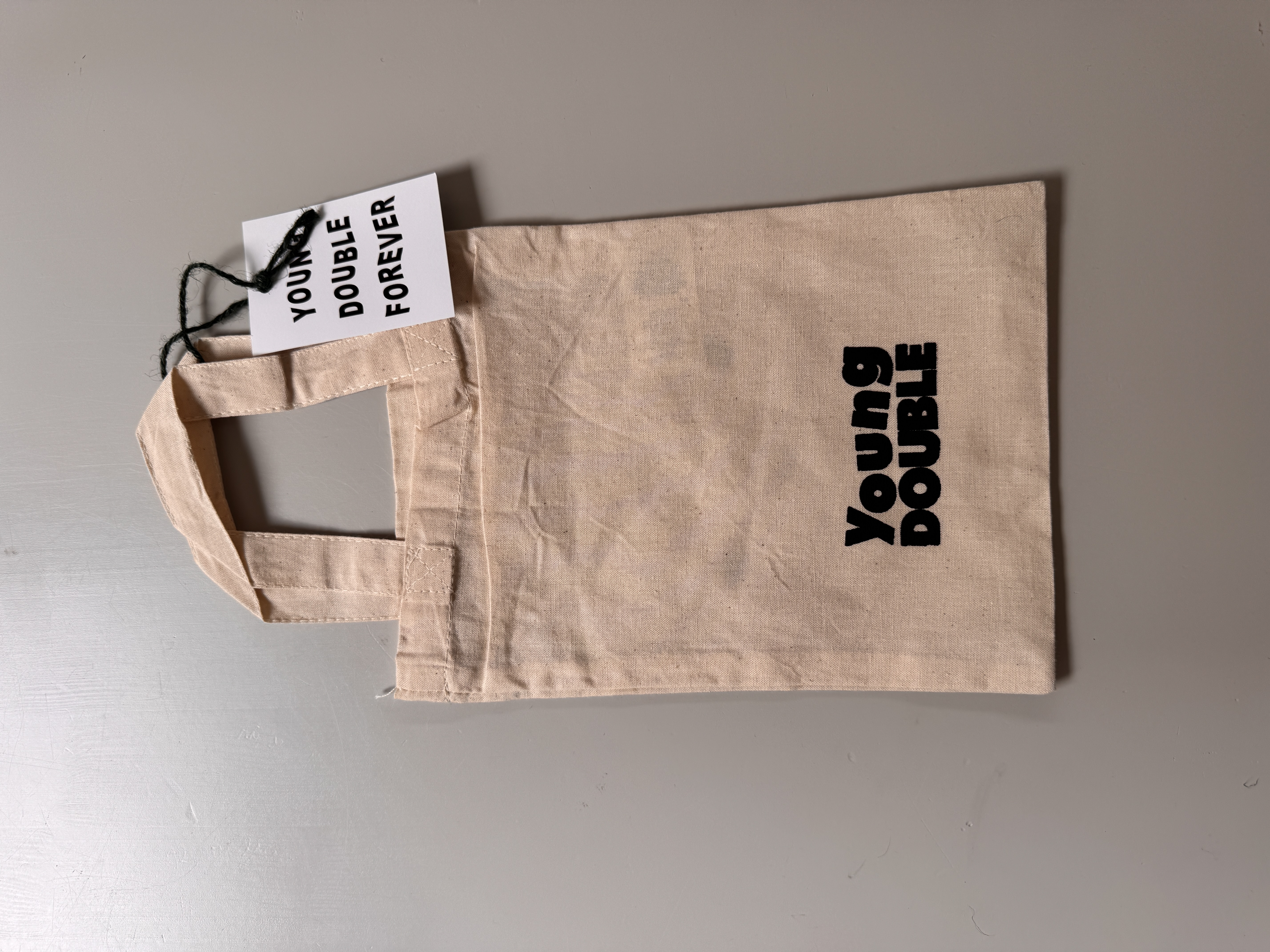 YOUNG DOUBLE _ YD happy bag naturel
