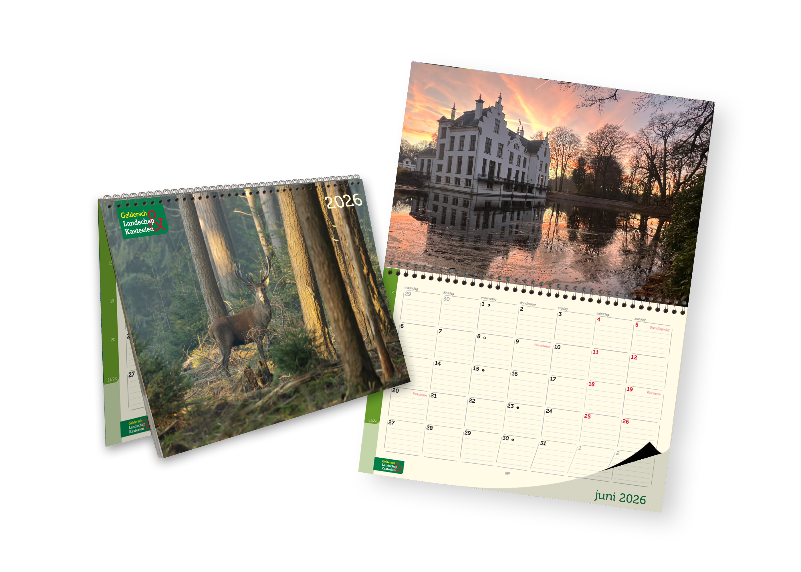 Jaarkalender 2026 Geldersch Landschap & Kasteelen