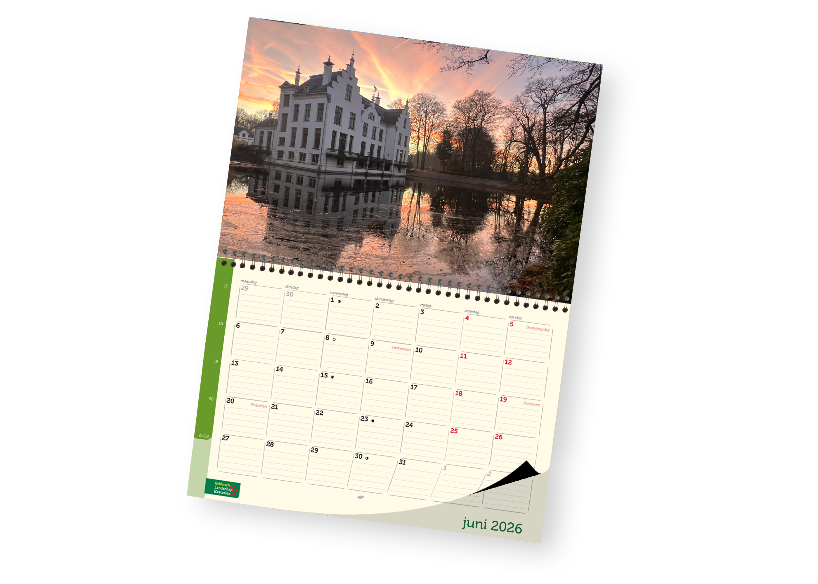 Jaarkalender 2026 Geldersch Landschap & Kasteelen