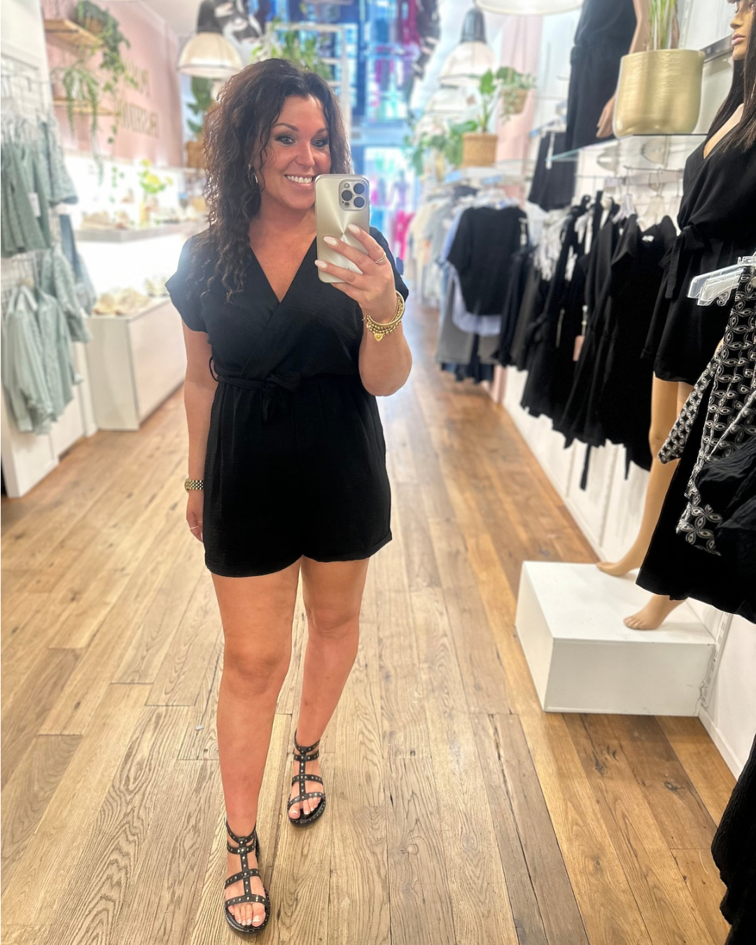 Playsuit Asra - Zwart