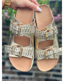 Slippers Saran | Gold