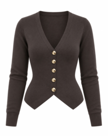 Vestje Eline • Bruin