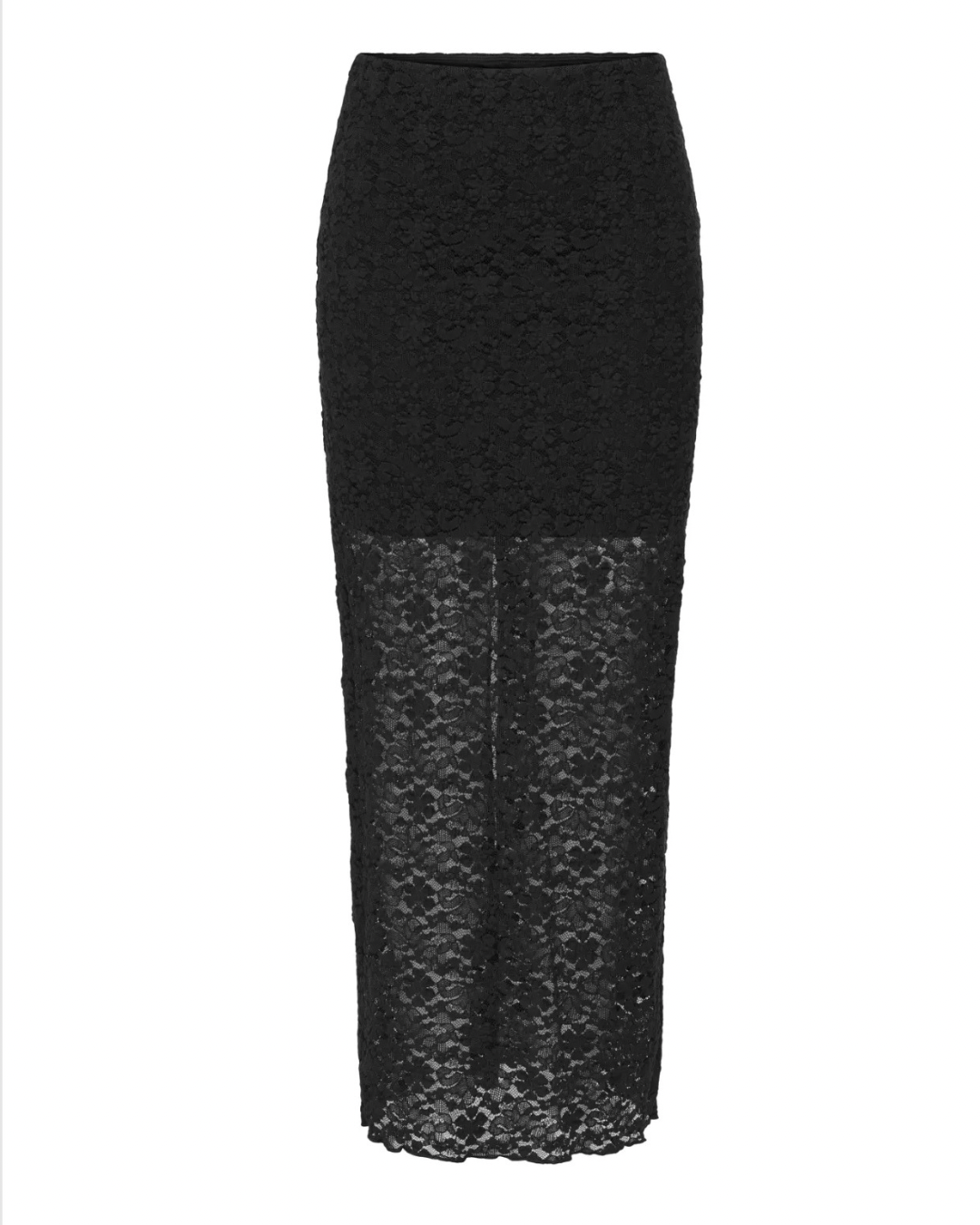 Long skirt Lorenza - Zwart