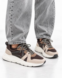 Posh sneakers Carocel • Bruin