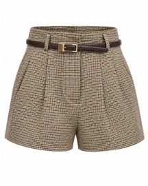 Short Jasmin - Check print