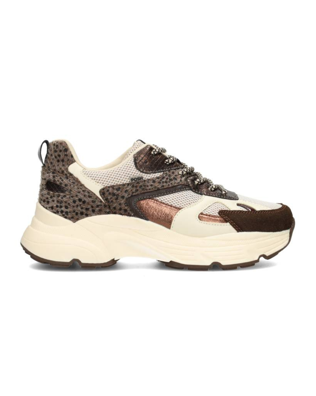 Posh sneakers Ayoki | Donkerbruin