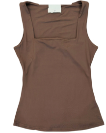 Basis travel tank top - Bruin
