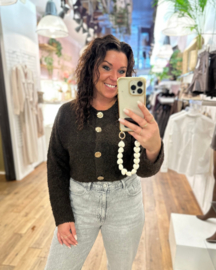 Cardigan Yara - Donkerbruin