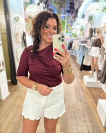 Top Mimi • Burgundy