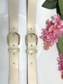 Leren riem Moon 231 - Zand