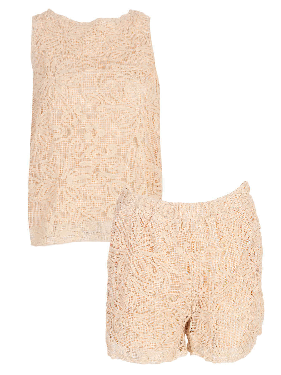 Co-ord set Olivia - Crème