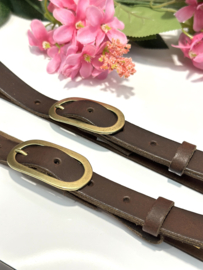 Leren riem 603 - Bruin