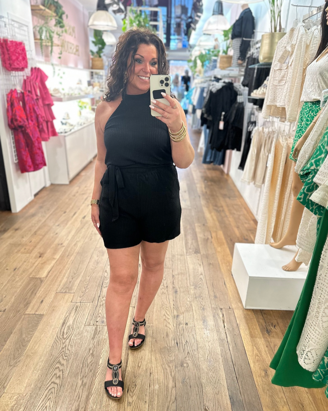 Playsuit Alisi  - Zwart