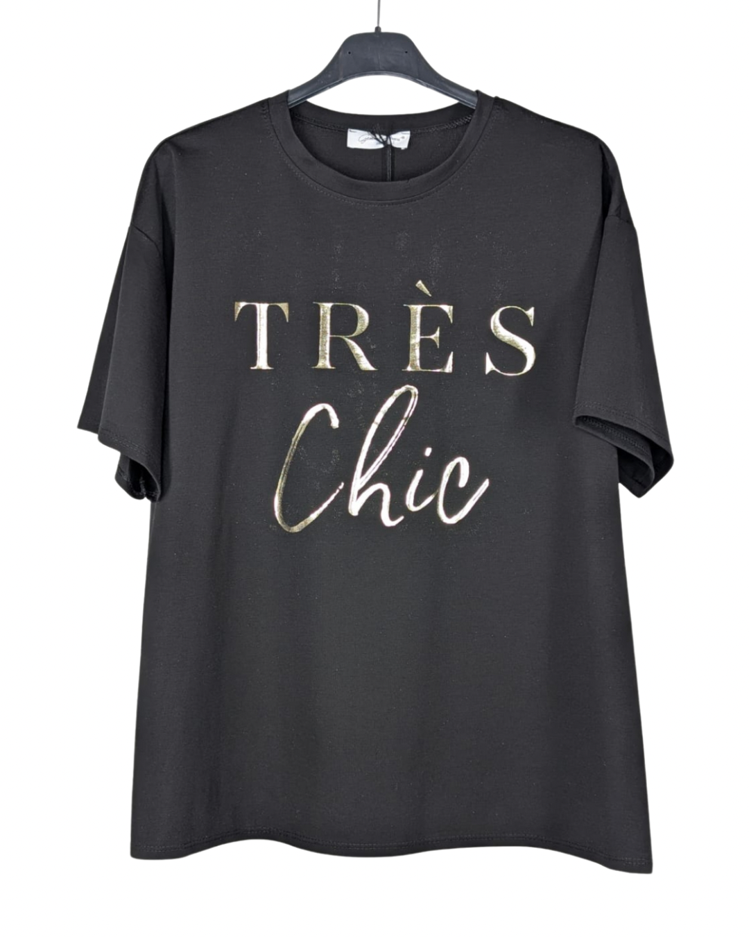 T-shirt Tres - zwart