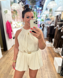 Ballon playsuit Rosa - Ecru