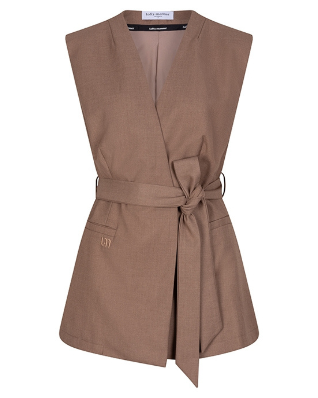 Gilet Aalya - Taupe